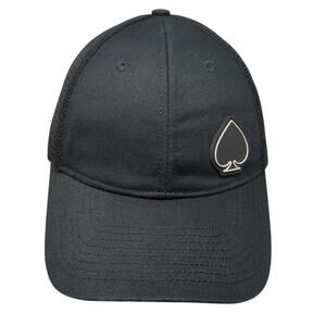 Queen of Spades Trucker Cap Black One Size Adjustable Mesh Back 1st Phorm